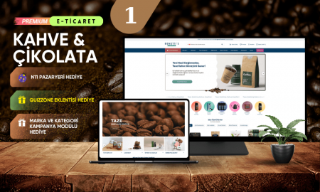 Kahve & Çikolata E-Ticaret Konsepti #1