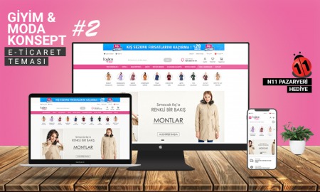 Giyim & Moda E-Ticaret Konsepti #2